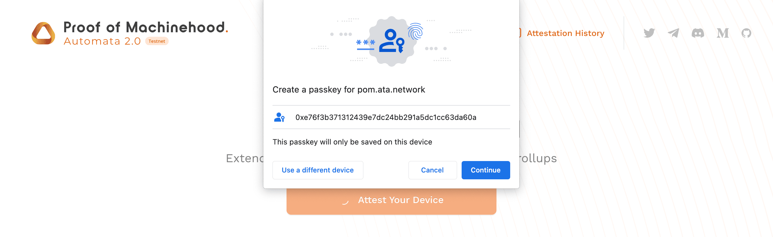 Device attestation
