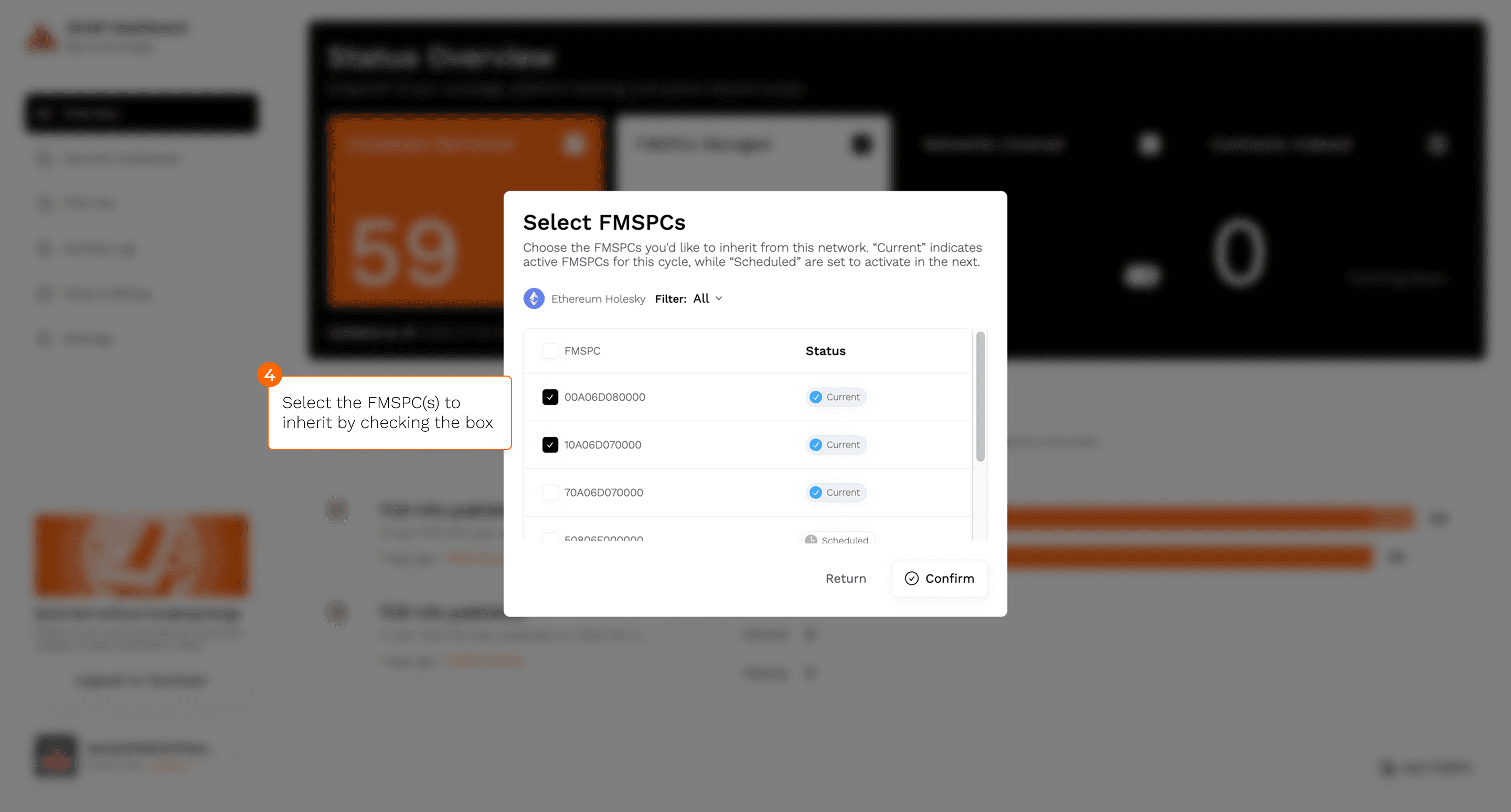FMSPC status filter